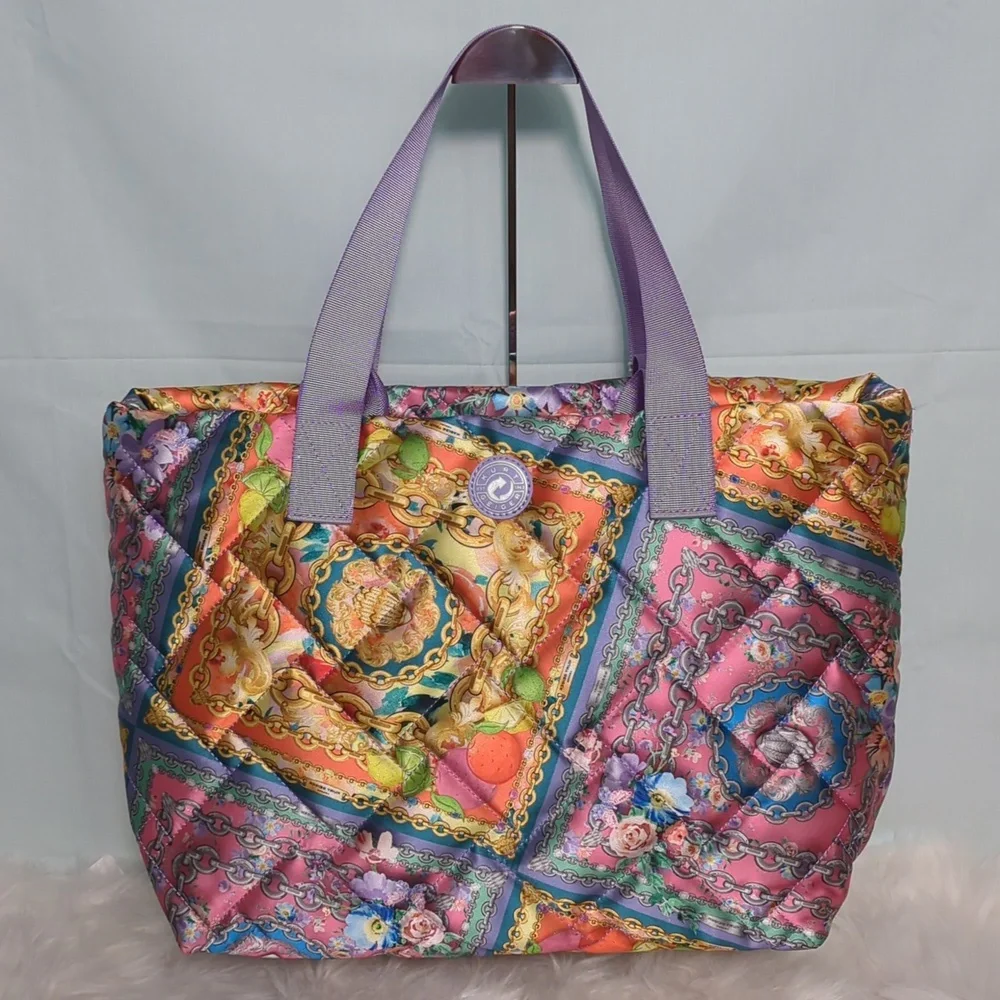 NWT Kurt Geiger Quilted Patterned Shopper - Picture 2 of 9